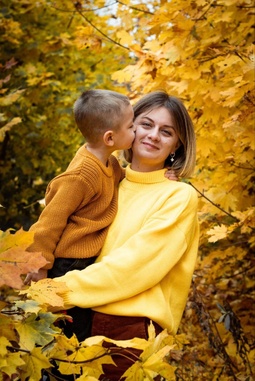 Ангелина Сотскова с сыном